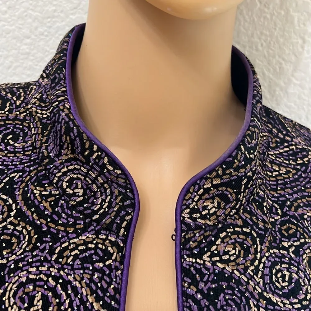 Alex Evenings Petite XL Camisole And Matching Jacket 2 Pieces Set Satin Trim